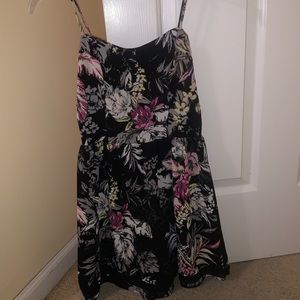 Flower print dress